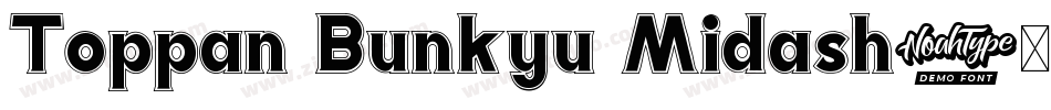 Toppan Bunkyu Midash字体转换